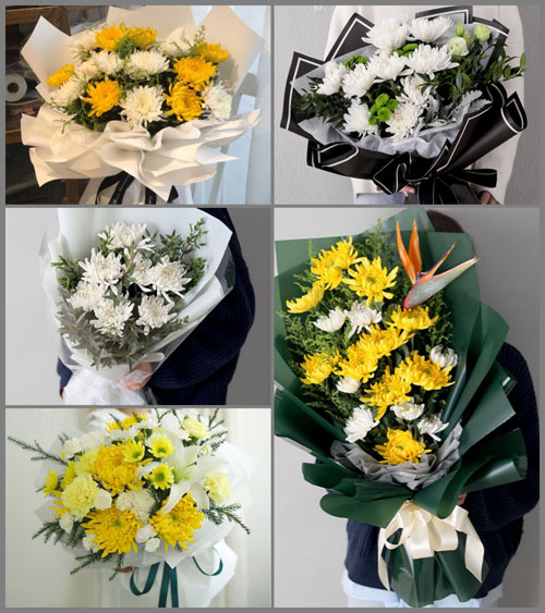 安徽蚌埠市怀远县常坟镇永平岗村白事花束代送